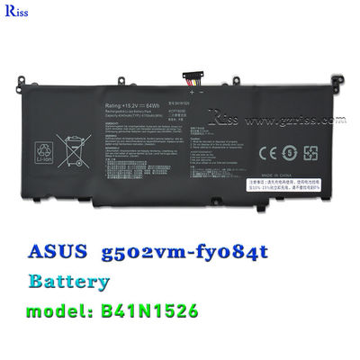 kwaliteit  B41N1526 15.2V 64Wh Laptop Battery For ASUS ROG Strix GL502 GL502V GL502VS DB71 fabriek