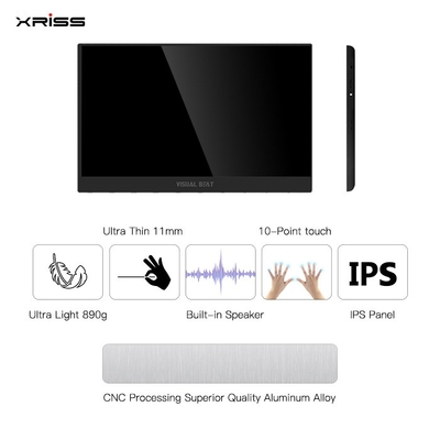 Groothandel 15,6 inch draagbare monitor FHD 4K Touch touch screen draagbare monitor met Type-c-poort HDMI