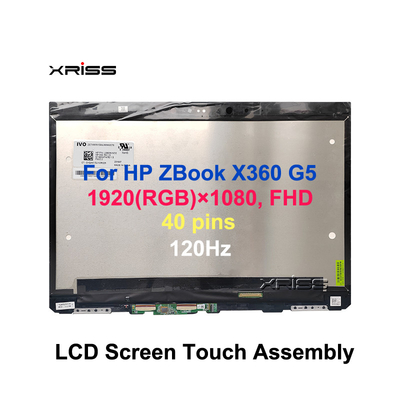 15.6 LCD LED Touch Screen Assembly Voor HP ZBook Studio x360 G5 FHD 40pins